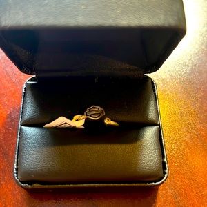 Harley Davidson Sterling Silver adjustable toe ring. NIB